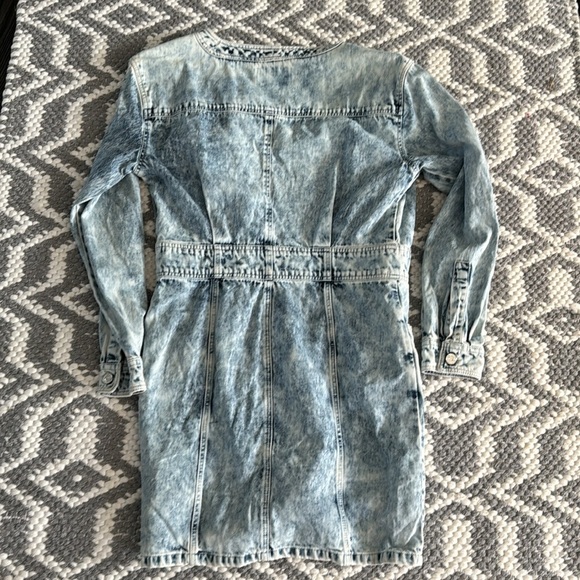 🍍VINTAGE GUESS STONE WASHED ONE PIECE SKIRT🍍pit to pit 16”🍍length 30”🍍sz 12 - Picture 4 of 4